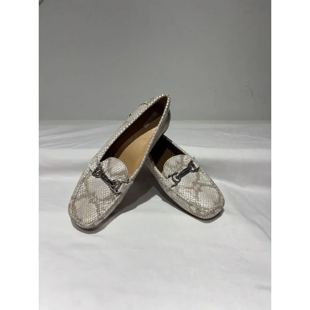 Geox Snakeskin Pattern Women's Loafers  Size 39.5 / 8.5